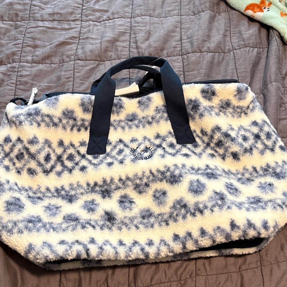 VS PINK fleece tote